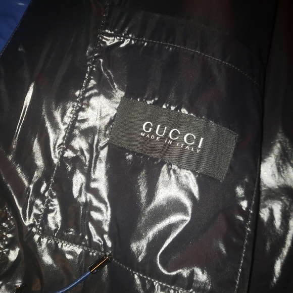 Men's Gucci Jacket Rain Trench Coat 100% Ahutentic Sz, 54 US, XL - Picture 9 of 16